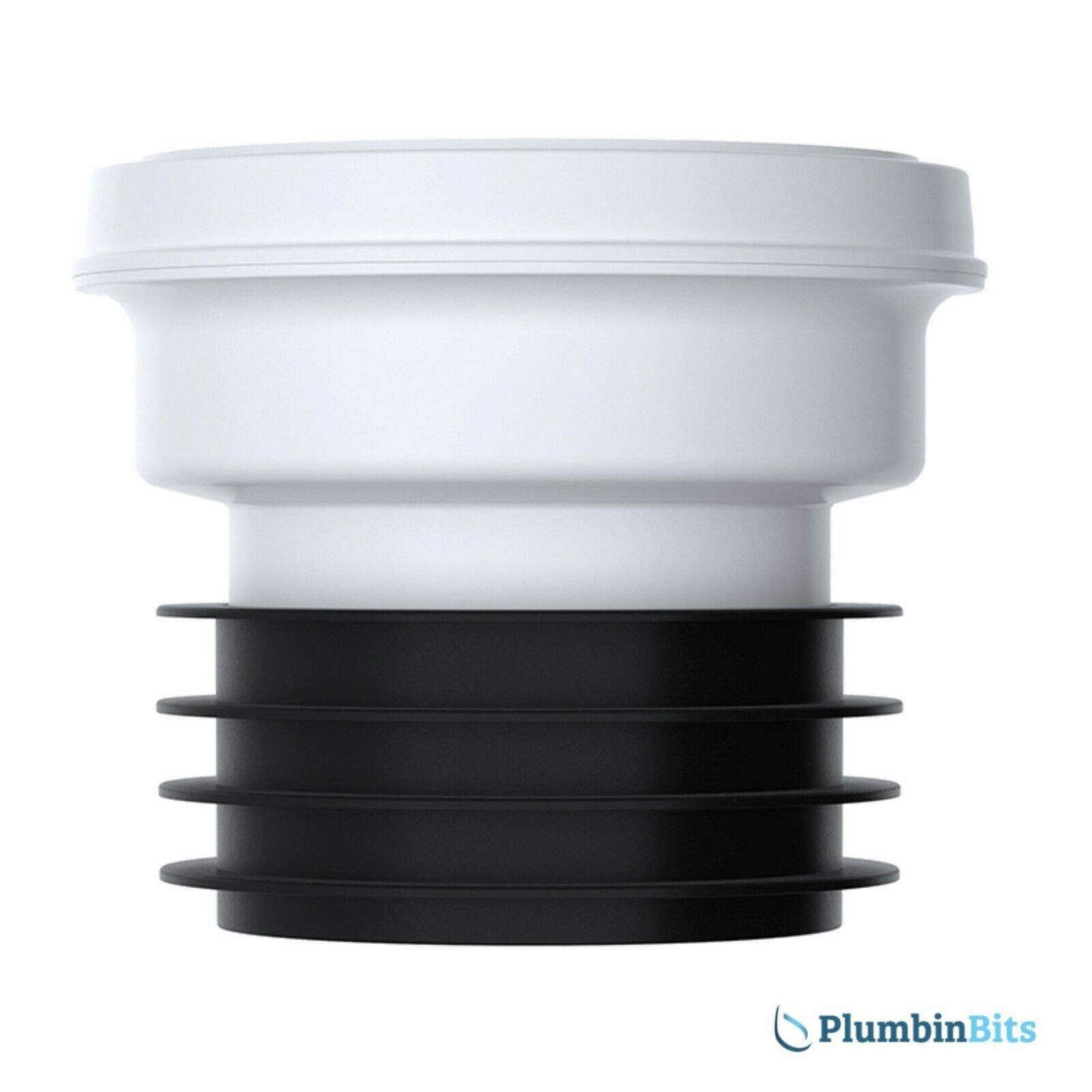 Viva 4"" 110mm PP0001 Easi-Fit Standard Straight WC Toilet Pan Connector