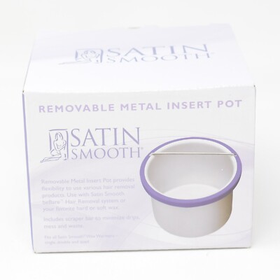 SATIN SMOOTH Empty Metal Can Removable Pot Insert