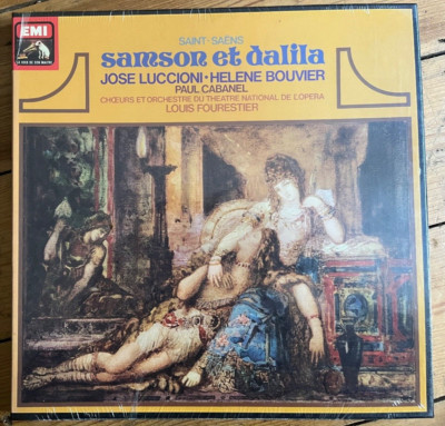 2C 153-10617/9 Saint-Saens Samson et Dalila Louis Forestier 3 LP box SEALED