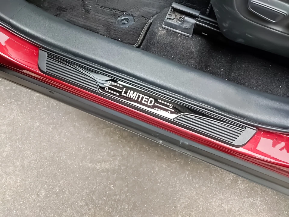 Para Jeep Grand Cherokee Accesorios Alféizar Puerta Coche Cubierta Desgaste Placa Protectores Foto 3 de 4