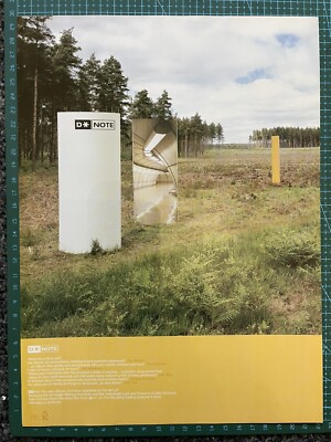 D*Note Self Titled Poster/Original Magazine Advertisement