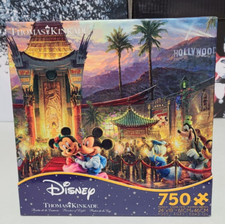 Mickey & Minnie 750 Piece Puzzle Thomas Kinkade Ceaco MADE IN USA 2018 Sealed