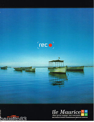 ADVERTISEMENT ADVERTISING 065 2001 AIR MAURITIUS airline MAURITIUS