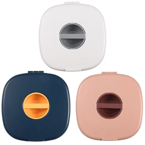  3 Pcs Mobile Phone Data Cable Storage Box Tidy White Cord Organizer Container