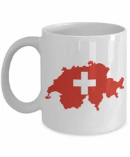 Switzerland Map Coffee Mug