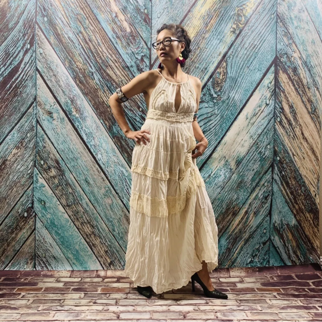 Gypsy mother of top the bride dress