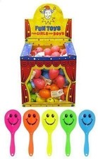 12 Mini Maracas Children's Party Bag Fillers Baby Kids Toys