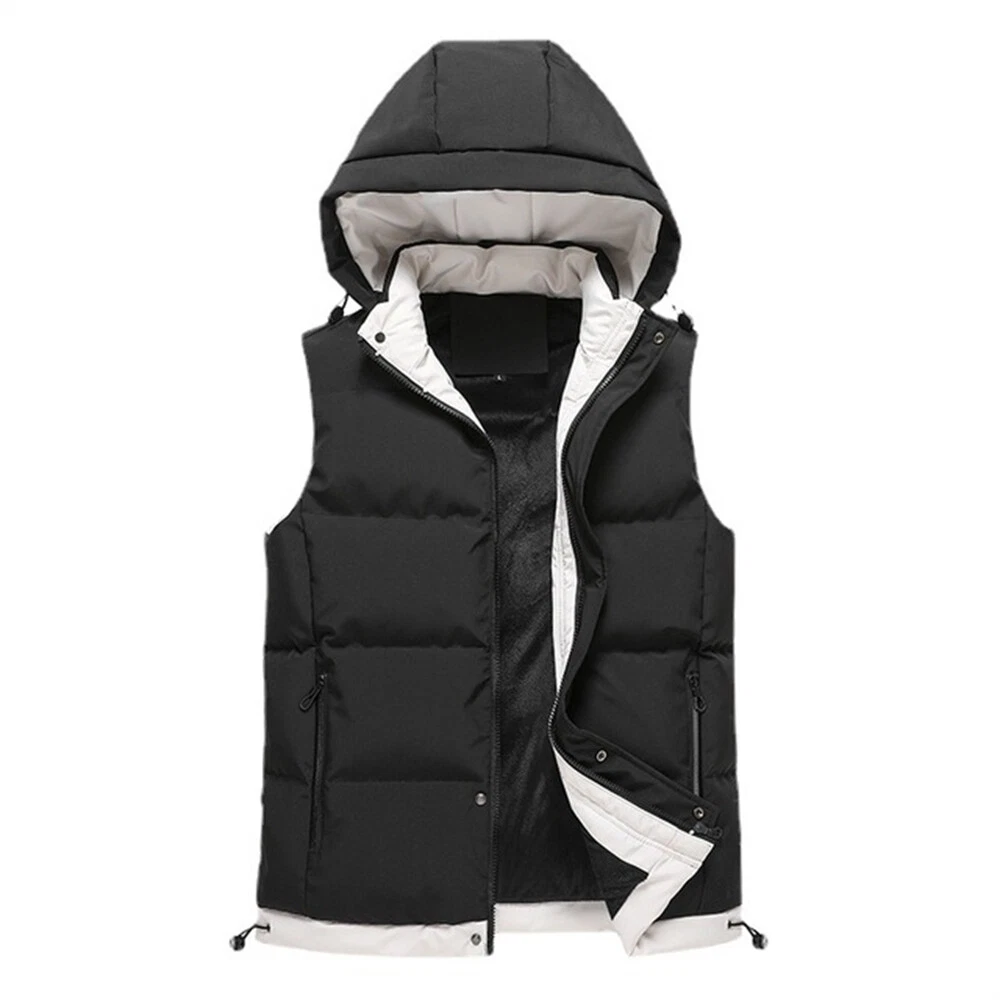 Sleeveless solid shop men's jacket