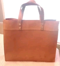 William Sonoma Mark& Graham Essential Suede Tote Purse 