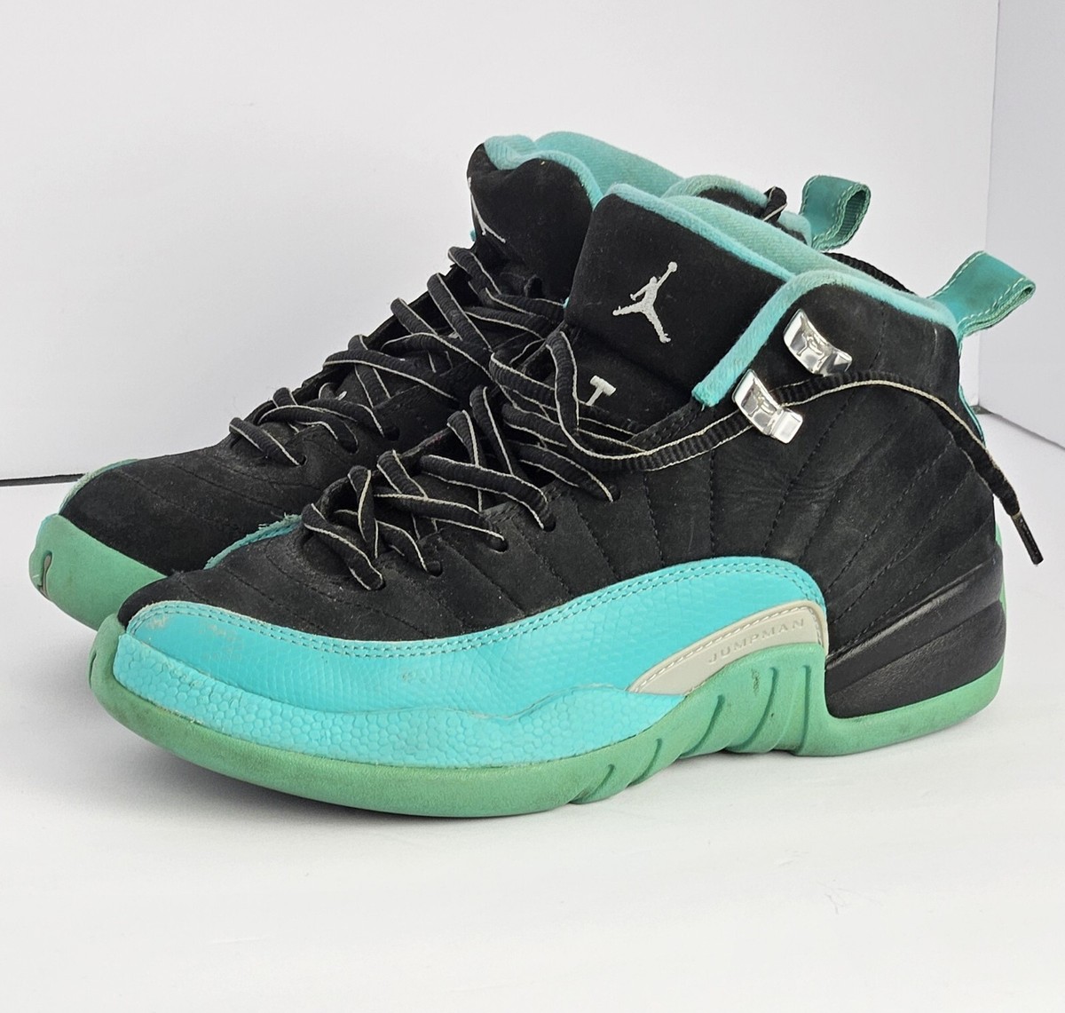 Air Jordan 12 Hyper Jade 24cm ジョーダン12 Air Jordan 12 Retro XII (Black / Hyper Jade) [510815-017]GS
