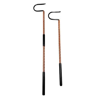 LABP Cheetah Print Snake Hooks - 30" & 24" Reptile Handling Tools for Safe Control