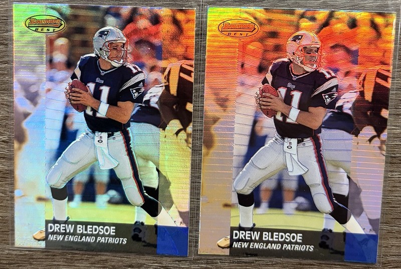 Lot Of 2 - 2001 Bowman's Best Drew Bledsoe #3