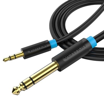 VENTION 3.5mm to 6.35mm TRS Stereo Cable 1M