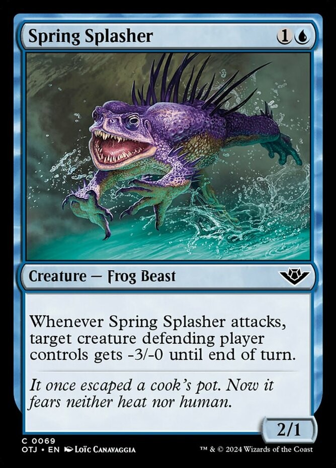 Spring Splasher NM-Mint Outlaws  of Thunder Junction MTG