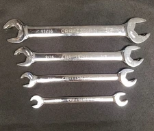 Craftsman Z Series Double Open End Ratcheting Wrenches SAE Set 8 Sizes Speed