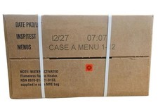 MRE U.S. Military Ready to Eat Meals 12/27 - Case A, B or Both