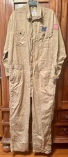 LAPCO FR Coverall XL Reg Khaki Moisture Management Cat 2 Work Safety NFPA 70 EUC