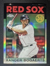 2021 Topps Chrome #86C-8 Xander Bogaerts 1986 Refractor Red Sox