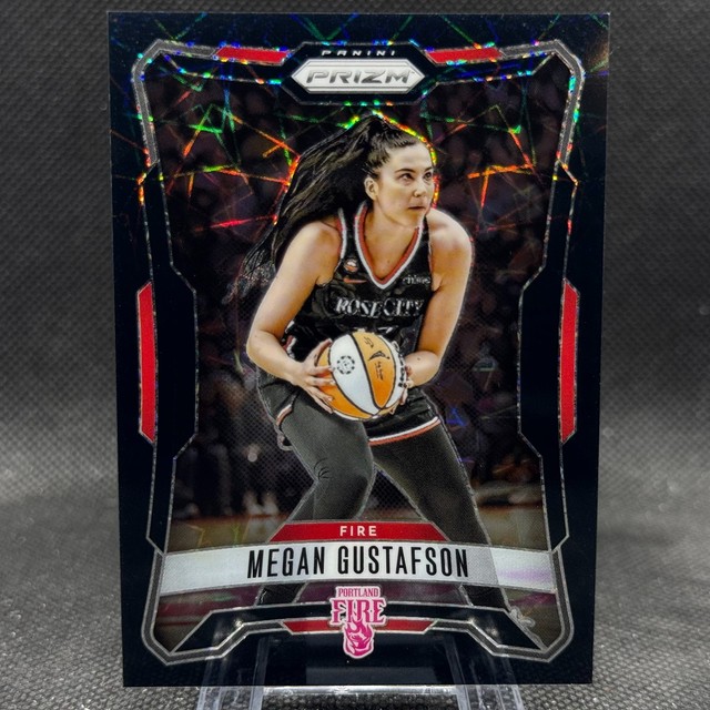 Megan Gustafson 2026 Panini Prizm WNBA Black Velocity /39 Portland Fire #178