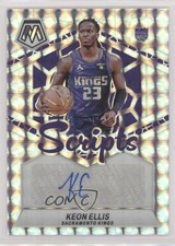 2023-24 Panini Mosaic Scripts Keon Ellis #MS-KES Auto 1f0l