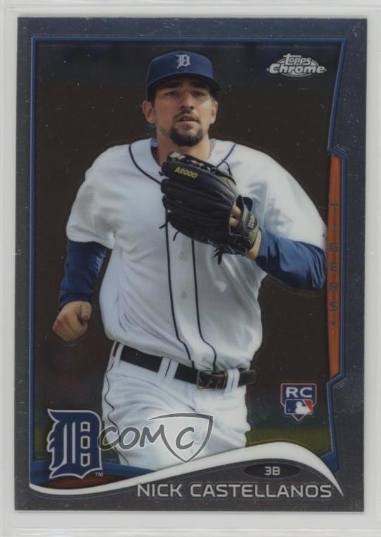 2014 Topps Chrome Nick Castellanos #4 0hk8
