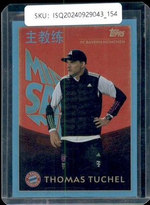 2023 Topps UEFA Club Competitions Thomas Tuchel /299 Base #FCBC-28
