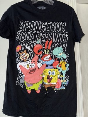 SPONGEBOB SQUAREPANTS  Cotton Small Mexico Made Black T Shirt  RN 117508