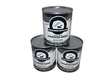 Canned Beef – 9 x 28oz Cans | Emergency Survival Food | Farm Raised Angus Beef