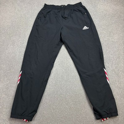 Adidas Trainingshose Erwachsene Medium schwarz Baggy Y2K Hip Hop Sport Jogginghose Herren