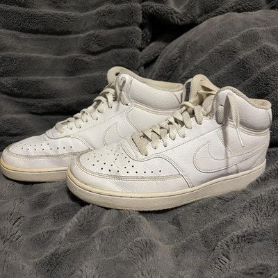 Nike Dunk High Men s White Solid Lace-Up High Top Sneakers CD5466-100