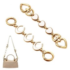 Purse Strap Extender Chain Moon and Heart Shaped Replacement for Handbags Purses