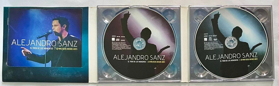 ALEJANDRO SANZ - EL TREN DE LOS MOMENTOS - 2007 MEXICAN CD + DVD DIGIPAK SOC - Image 3 of 3