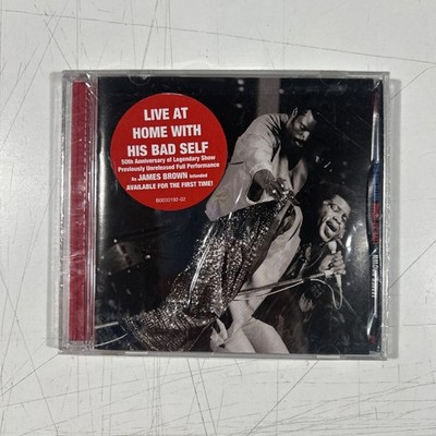 James Brown - Live At Home With His Bad Self [NEW CD] Sealed w/Hype Sticker