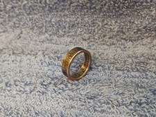 Florida Handcrafted Washington Quarters coin ring, size 6-1/2 2004