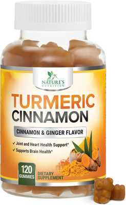 Turmeric Curcumin Supplement Gummies - 95% Curcuminoids with Turmeric Ginger, Bl