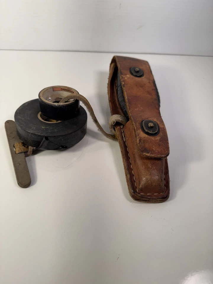 Kit de herramientas Lineman’s vintage emitido por USMC 1989 cuchillo alicates soporte de cuero cinta Sta Foto 2 de 4