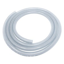 Gloxco Clear Braided PVC Tubing, Food Grade, Heavy Duty Reinforced Hose, 1/2"...