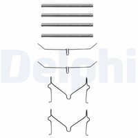 Delphi ZubehöRsatz, Scheibenbremsbelag LX0182 FüR Toyota