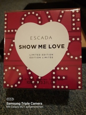 Escada Show Me Love Eau de Parfum EdP 100 ML Limited Edition Vegan NEU in Folie