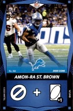 2025 Uno Elite Core Blue - Amon-Ra St.Brown Detroit Lions #166