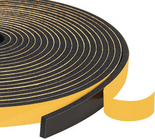 Foam Seal Tape 3 Rolls 3/8" W X 1/8" T New Adhesive Craft , High Density Adhesi