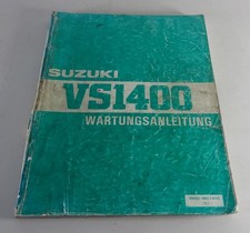 Workshop Manual/Maintenance Manual Suzuki Vs 1400 Intruder Stand 02/1987