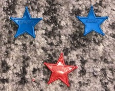 Sheriff Badges Toy Lot of 10 - Plastic Dime Store Collectible Vintage 1960s NOS