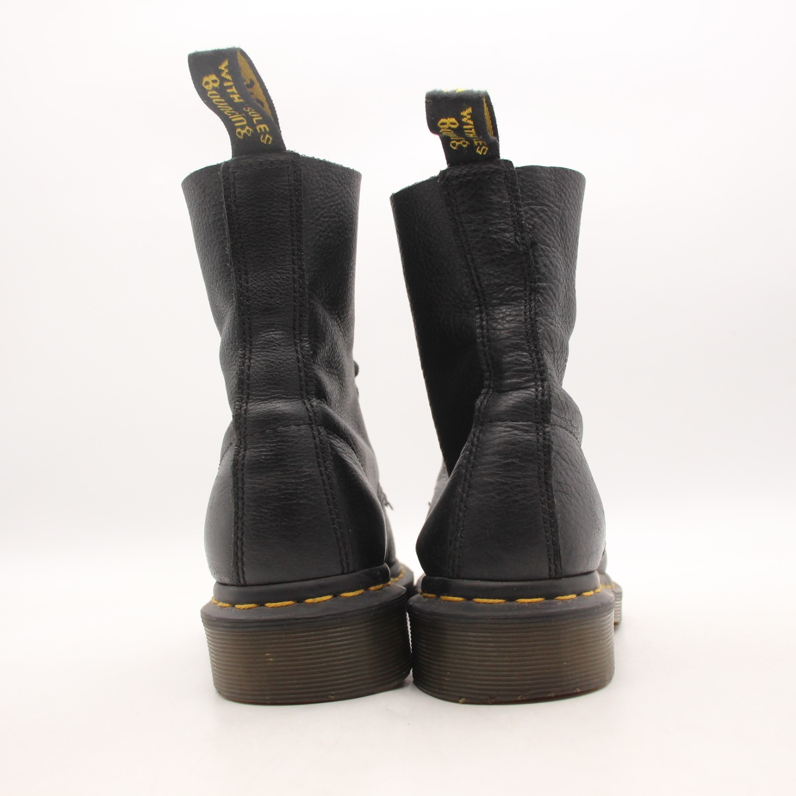 Doc Dr Martens Pascal Black Soft Leather Women's Size 7 Boots thumbnail 5