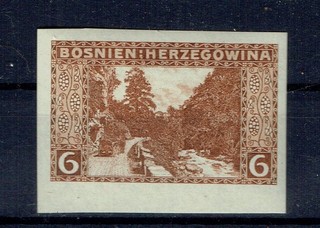 FP/BOSNIEN 33 UNGEZÄHNT Landschaftsbilder 1906