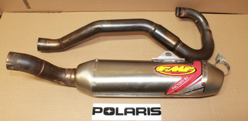 08-10 OUTLAW 525 S 450 FMF FACTOR 4.1 FULL EXHAUST SYTEM HEADER PIPE MUFFLER *82