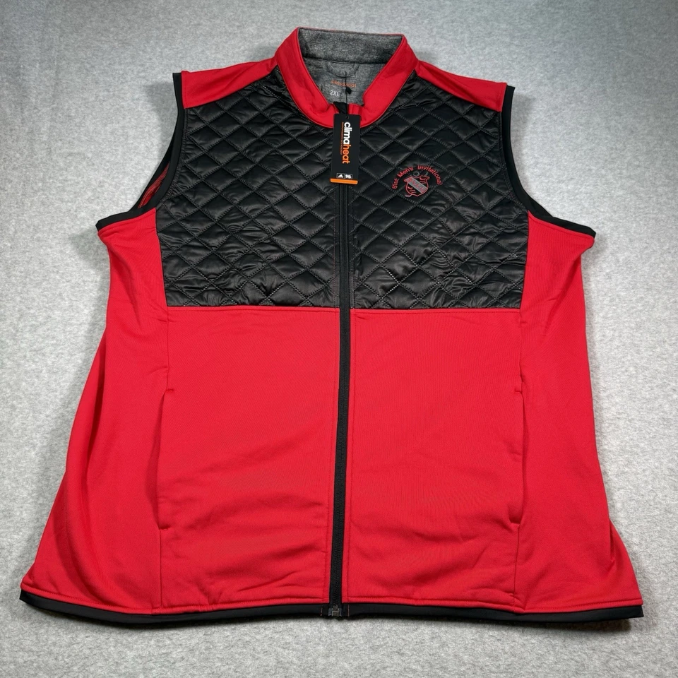 Adidas Climaheat Vest 2XL BLCC 61st Mens Invitational Blue Lakes CC Logo NWT - Image 3 of 4