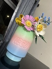 LEGO Flower Vase Display Vase for LEGO Botanical Flowers Multiple Colours
