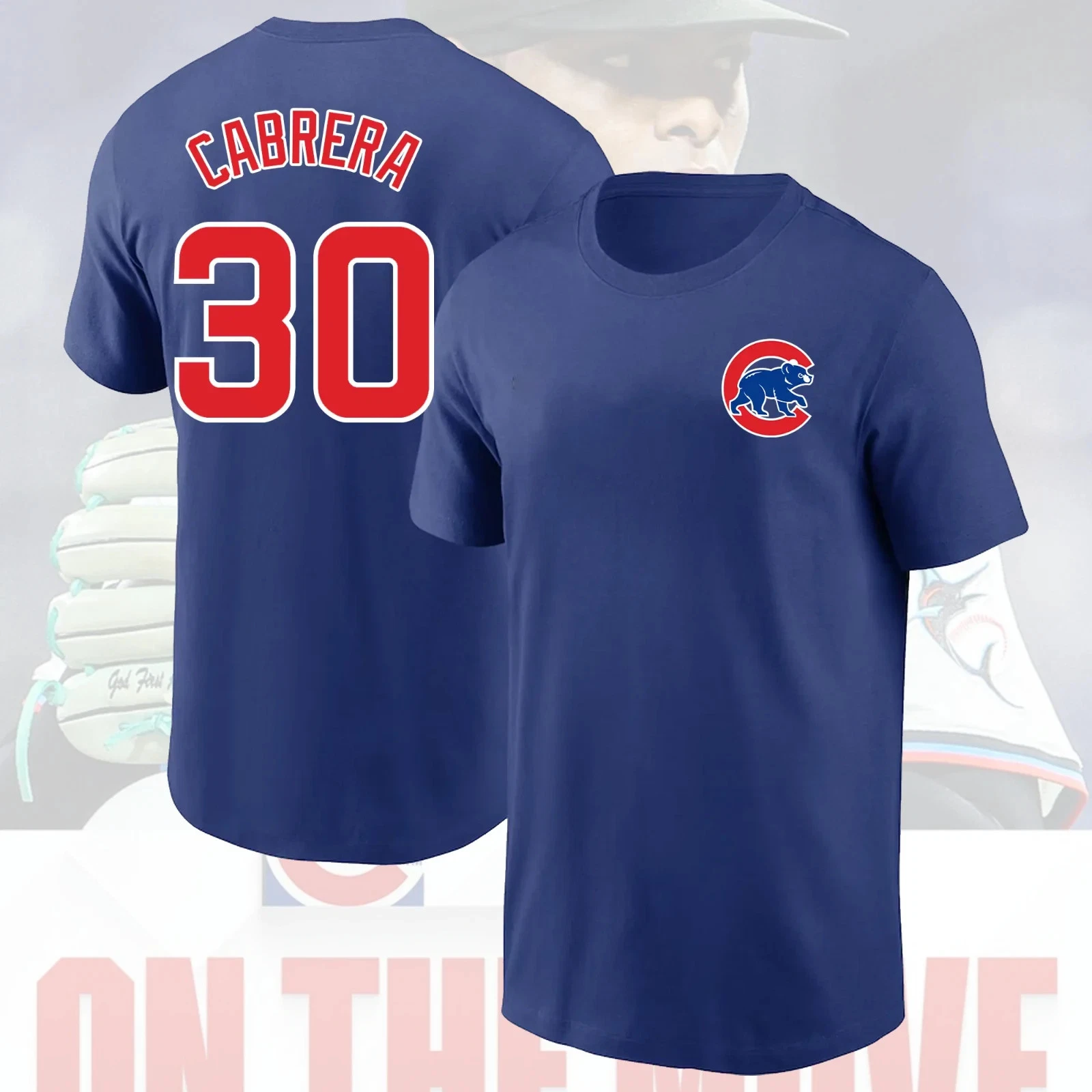 Edward Cabrera #30 Chicago Baseball 2026 Player Name & Number for Fans