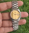 Vintage Seiko 5 Automatic Golden Dial – 1997, Japan-M | Ref7S26-6000 | 21Jewels